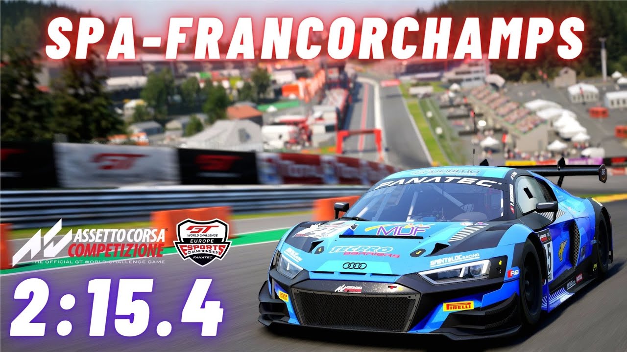 Spa Hotlap | 2:15.4 | Audi R8 EVOII | Assetto Corsa Competizione v1.8.16