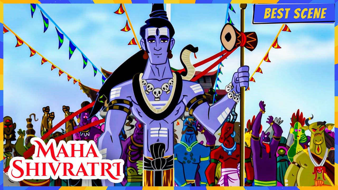 The Grand Wedding of Lord Shiva & Goddess Parvati | Ganesha & Karthiye | Teles of Shiva