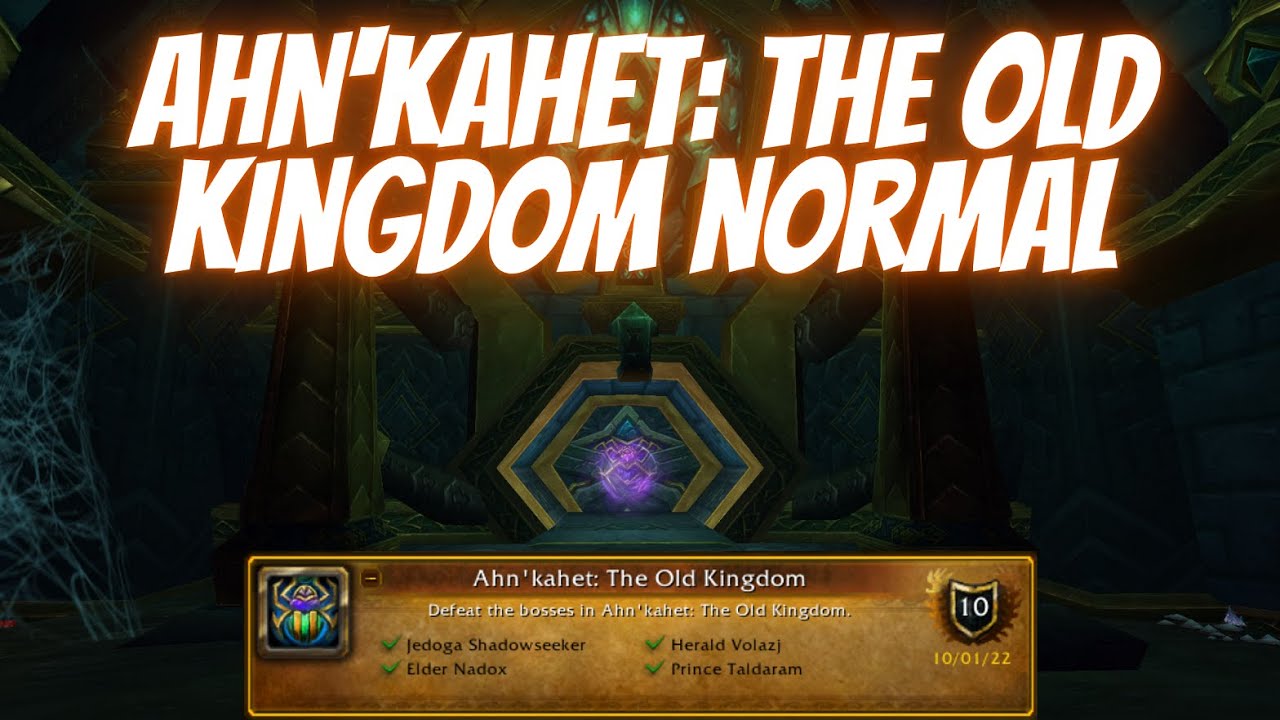 Ahn`Kahet: The Old Kingdom Normal Full Run Gehennas World of Warcraft Wrath of the Lich King