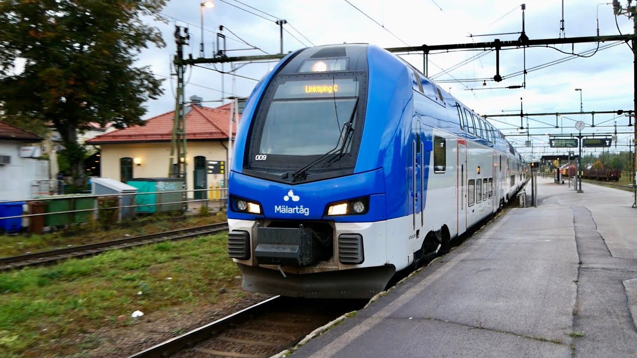 Tåg på Sala station - September 2021