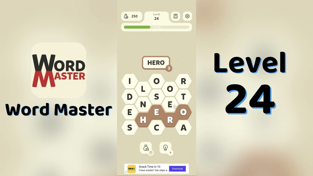 Word Master Level 24 Answer | Word Master Solutions | Go Answer
