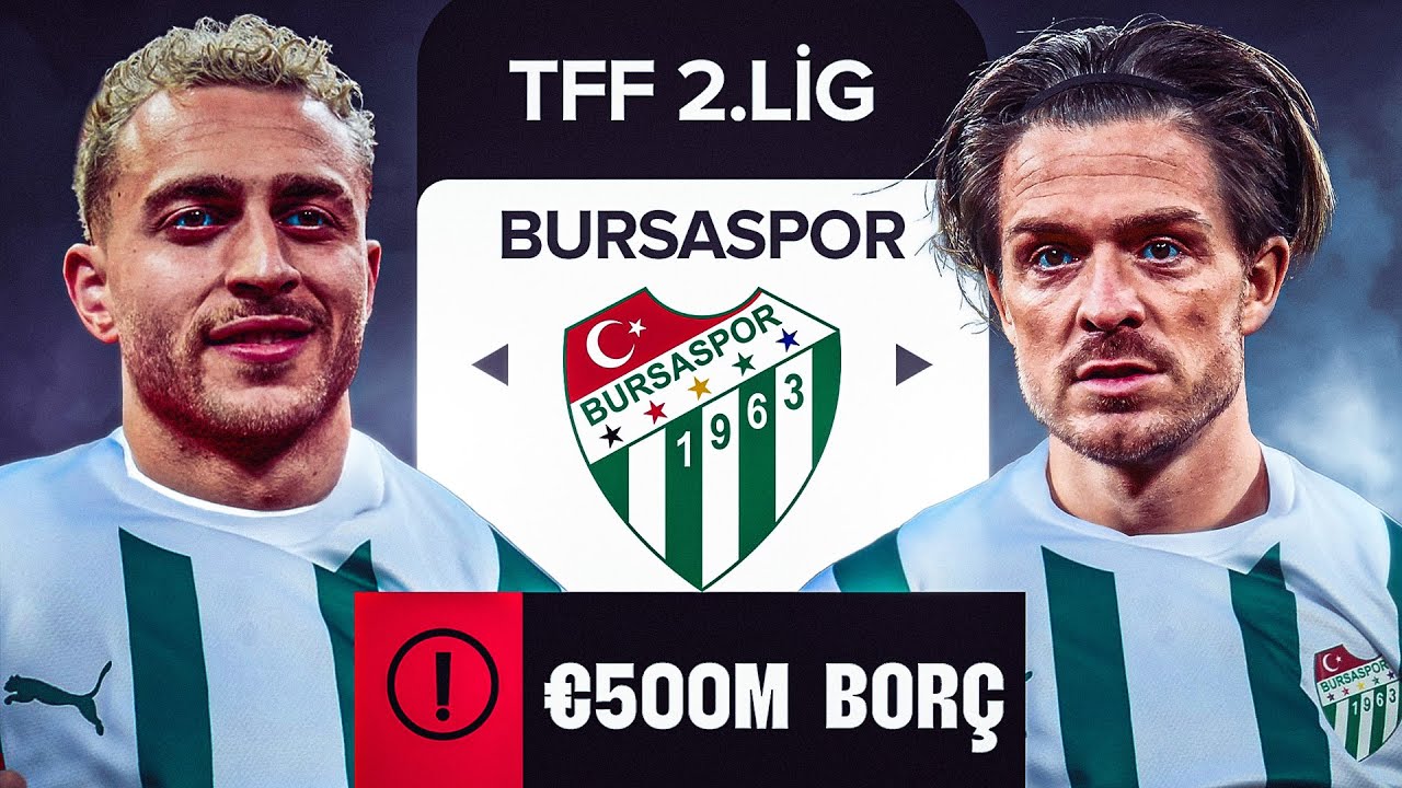 500 MİLYON EURO BORÇLA BURSASPOR REBUİLD ! EA FC 25 BURSASPOR REBUİLD
