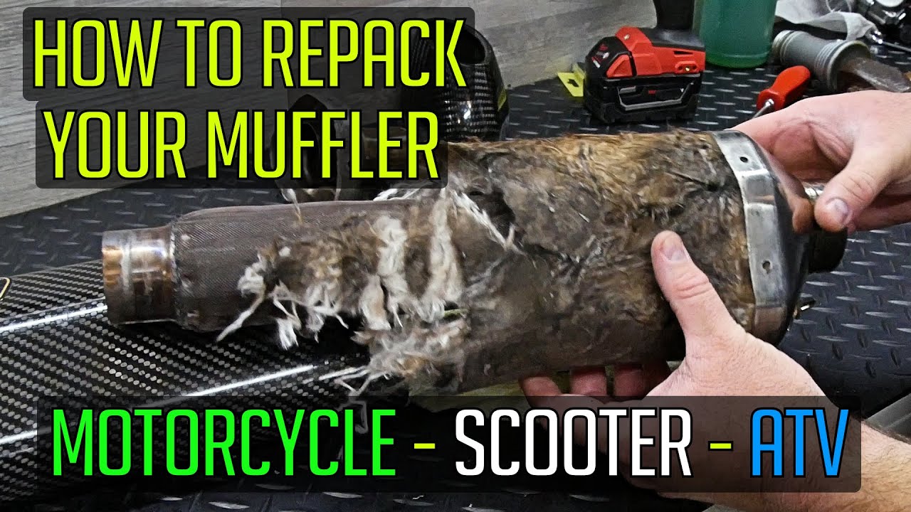 Repacking A Yoshimura Muffler / Silencer : How To Service : Motorcycle, Scooter, ATV Exhaust
