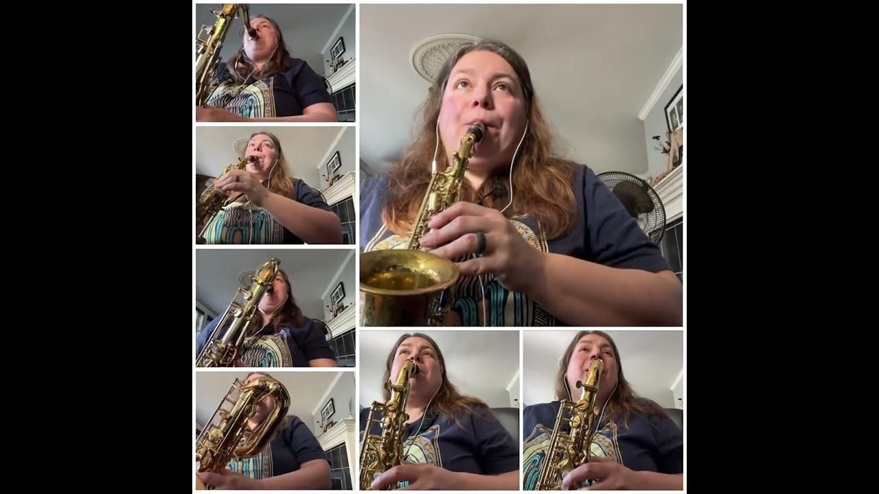 Dance of the Comedian on saxophone