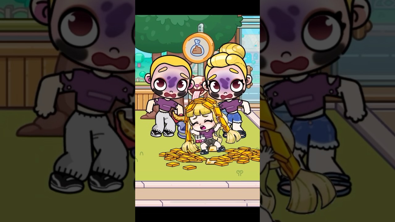 Help Me, My Hair is Gold⚱️🥺 | Avatar World | #avatarworld #funny #shorts #lusveko