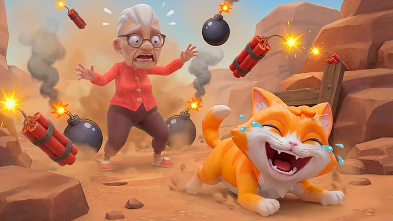 MI ABUELITA JUEGA AL BUSCAMINAS EN I AM CAT VR