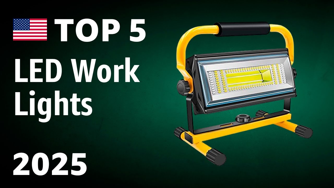 TOP&mdash;5. Best LED Work Lights (Cordless, with Tripod) 2025
