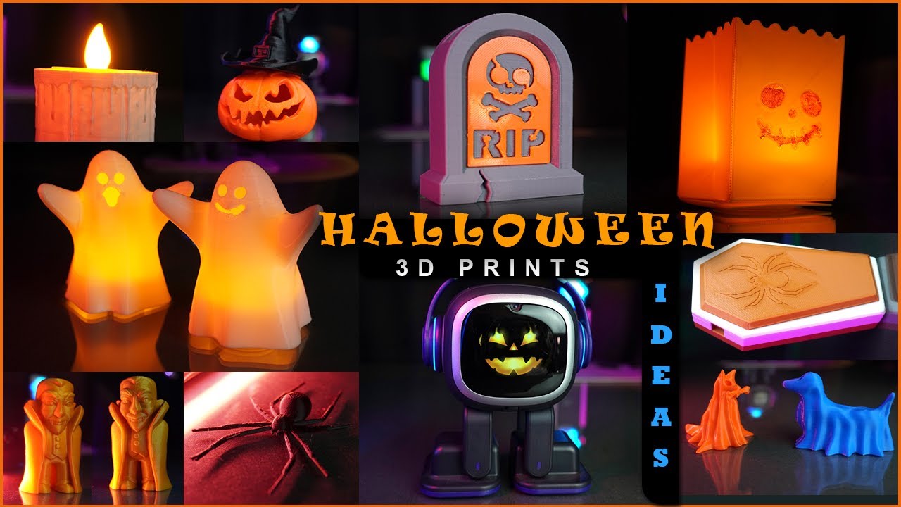 Жуткие 3D-принты, которые будут преследовать вас в Хэллоуин 🎃 | 3D-принты на Хэллоуин 2023 #3dpri...