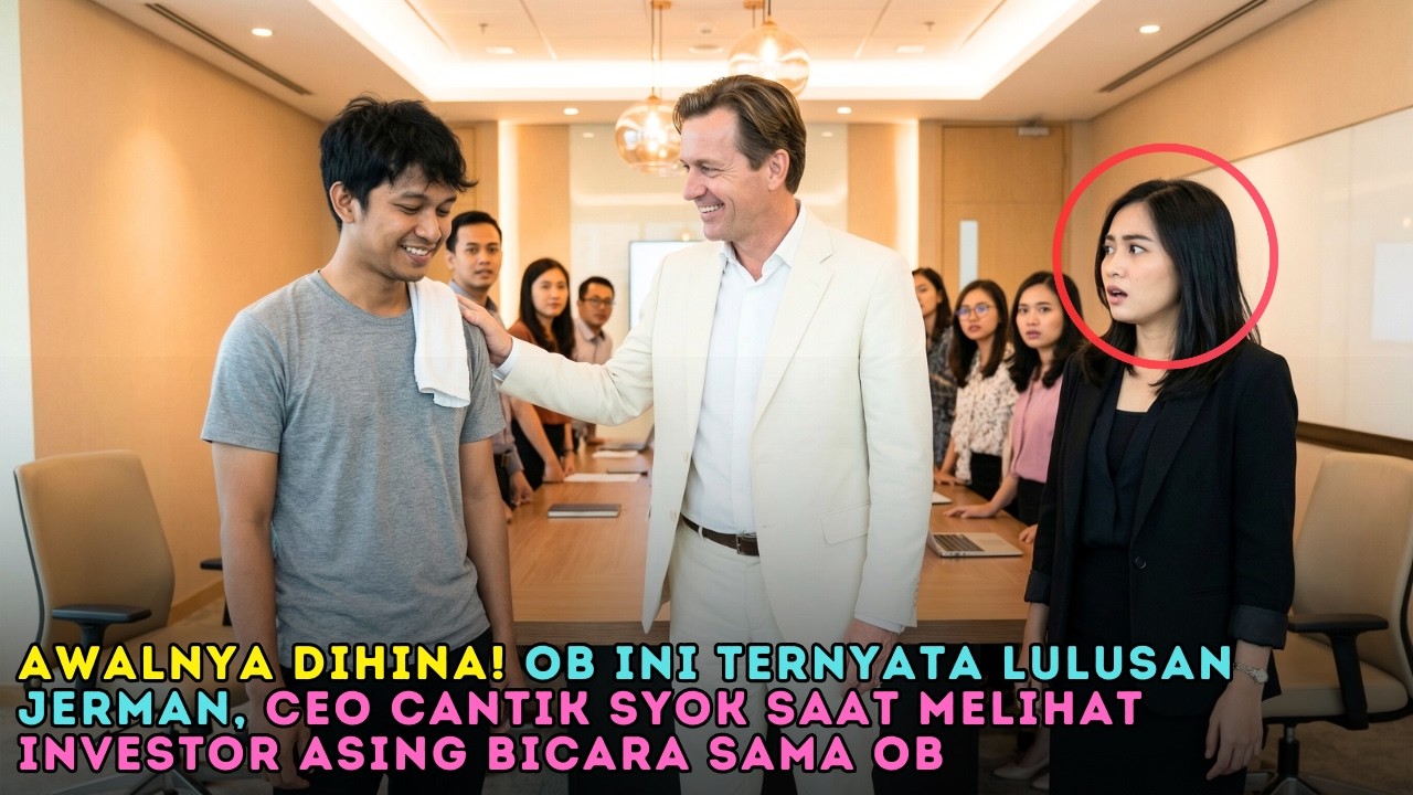 CEO SOMBONG MEREMEHKAN OFFICE BOY… TAPI SEMUA TERDIAM SAAT INVESTOR JERMAN MALAH SALAMAN DENGANNYA!