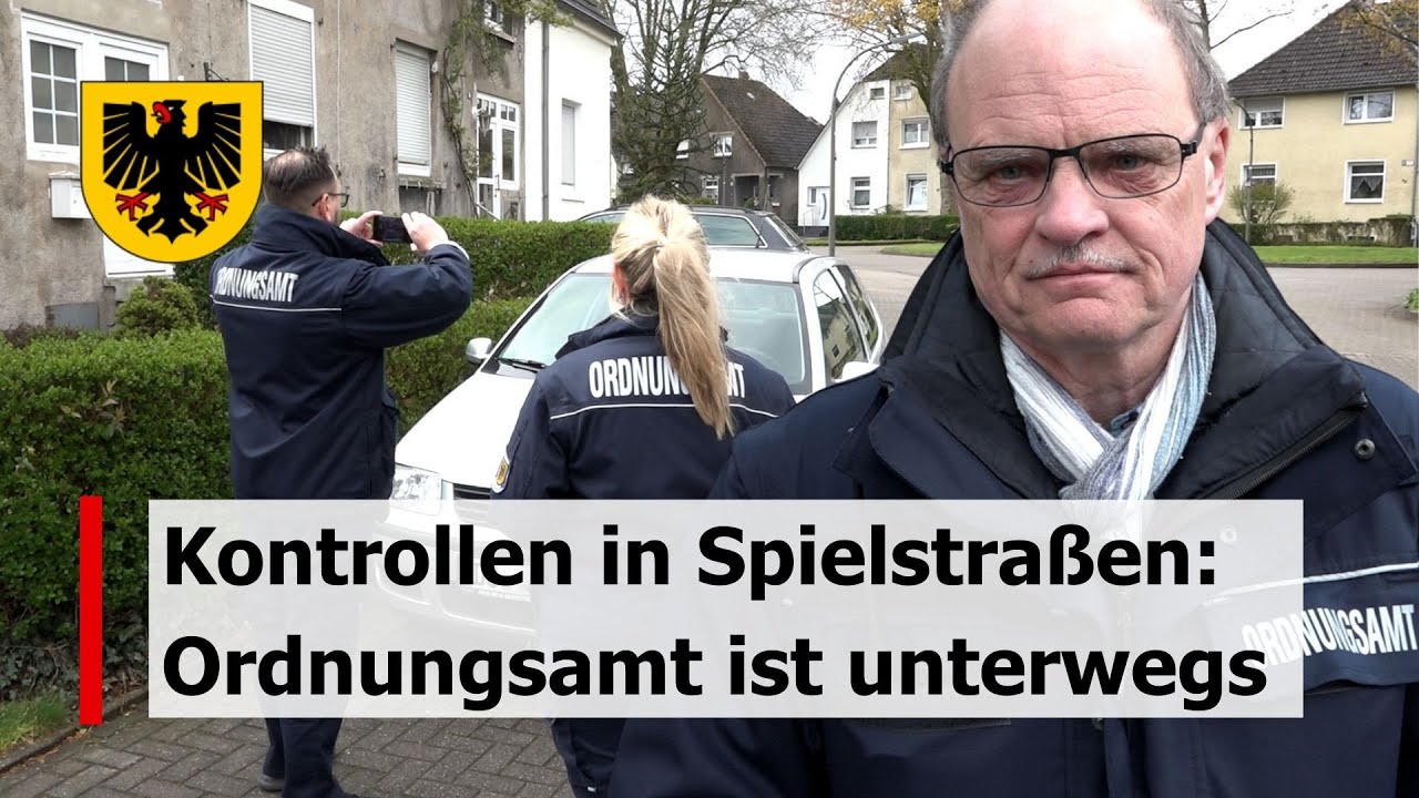 Ordnungsamt kontrolliert Spielstraßen