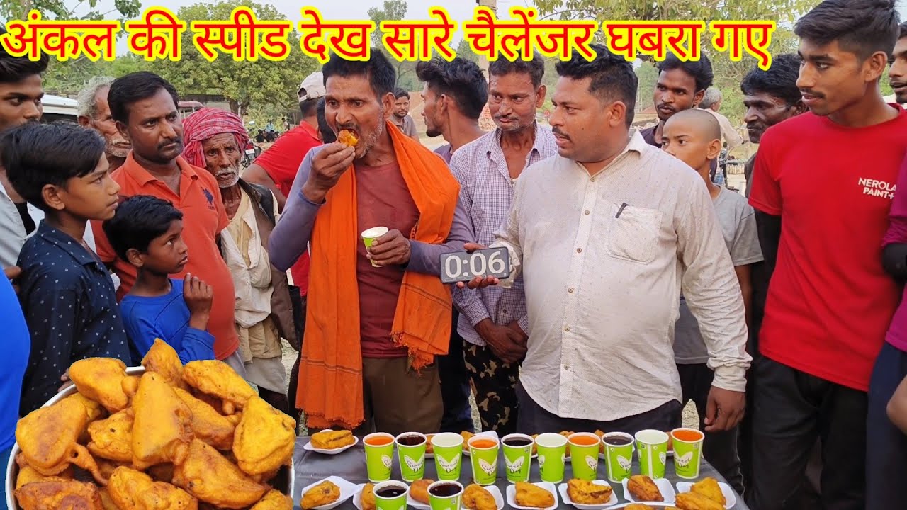 अनलिमिटेड कोल्ड ड्रिंक ब्रेड पकोड़ा खाओ मालामाल होकर जाओ। cold drink challenge. bread pakoda eating