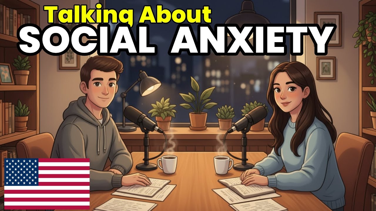 Talk About Social Anxiety — Simple English Conversation 