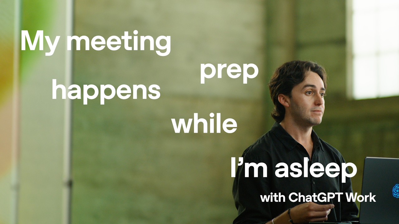 How to Prepare for Customer Meetings With ChatGPT Work | Tutorial