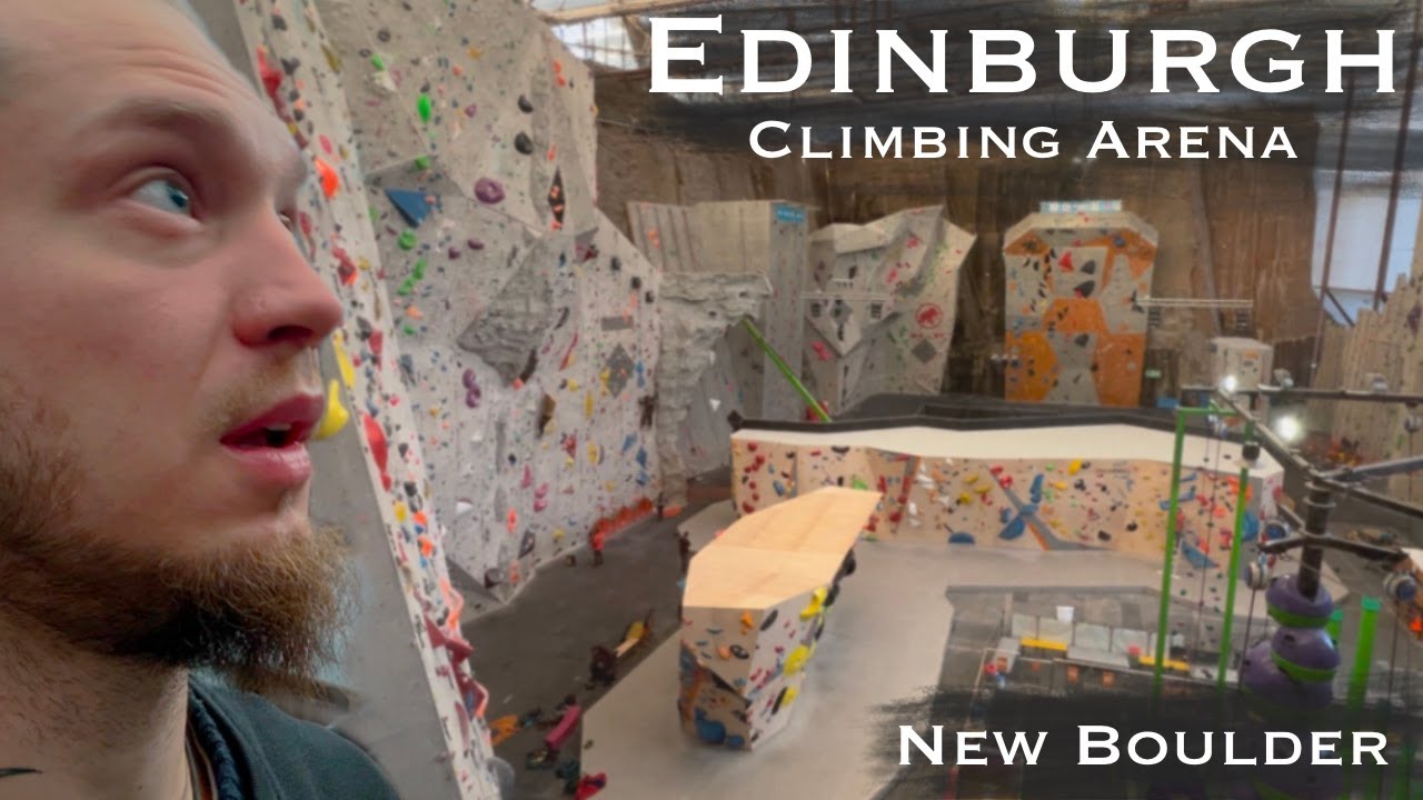 Edinburgh International Climbing Arena - New Boulder!