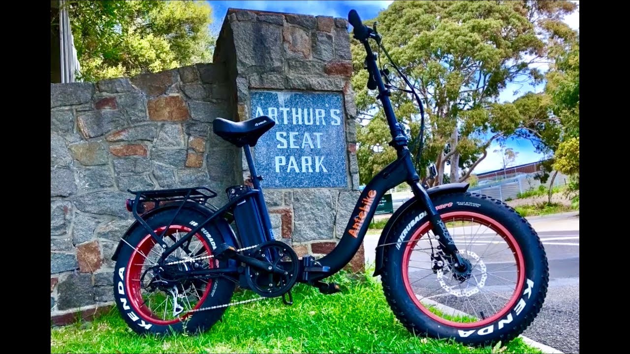 Electric Folding Fat Bike vs one of the biggest hills in Melbourne.