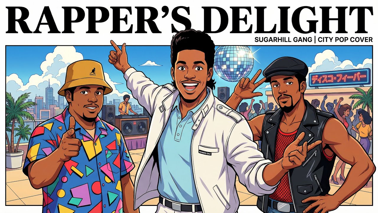 The first rap song ever... reimagined as City Pop 🍕 (Rapper's Delight Remix)