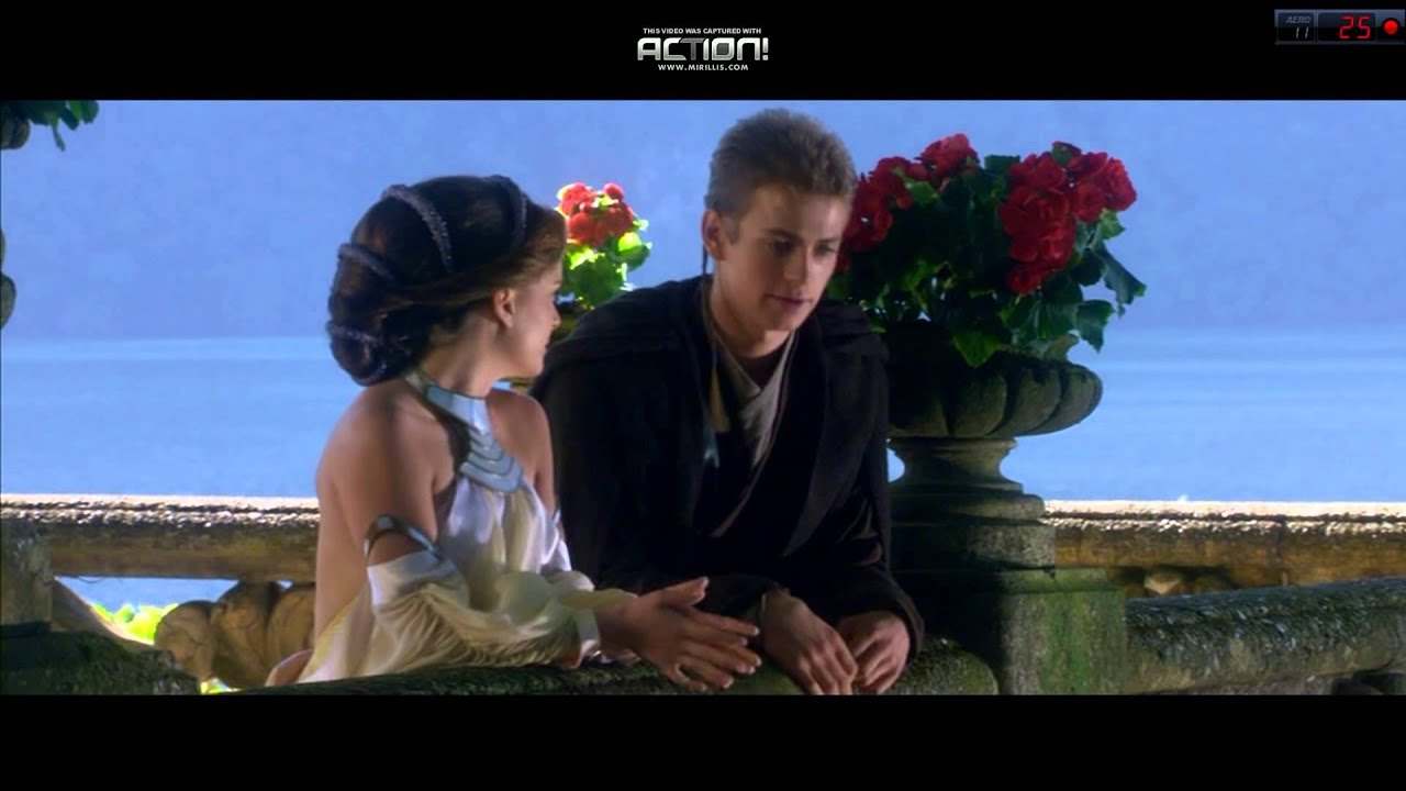 Anakin steals a kiss...