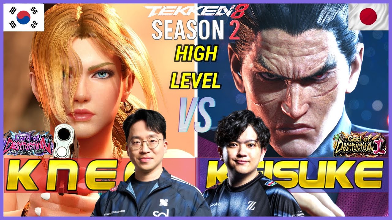T8 ▰ KNEE (#8 Ranked Nina) Vs KEISUKE (#5 Ranked Kazuya) ▰ Tekken 8 High Level Gameplay