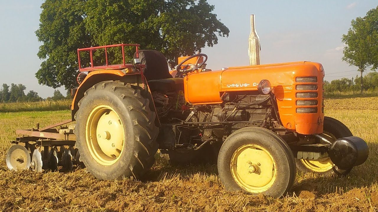 Talerzowanie 2023⚡ Ursus c 4011 w akcji...🚜 Ogień na tłoki🔥 Nowe obciążniki własnej roboty🎥😁