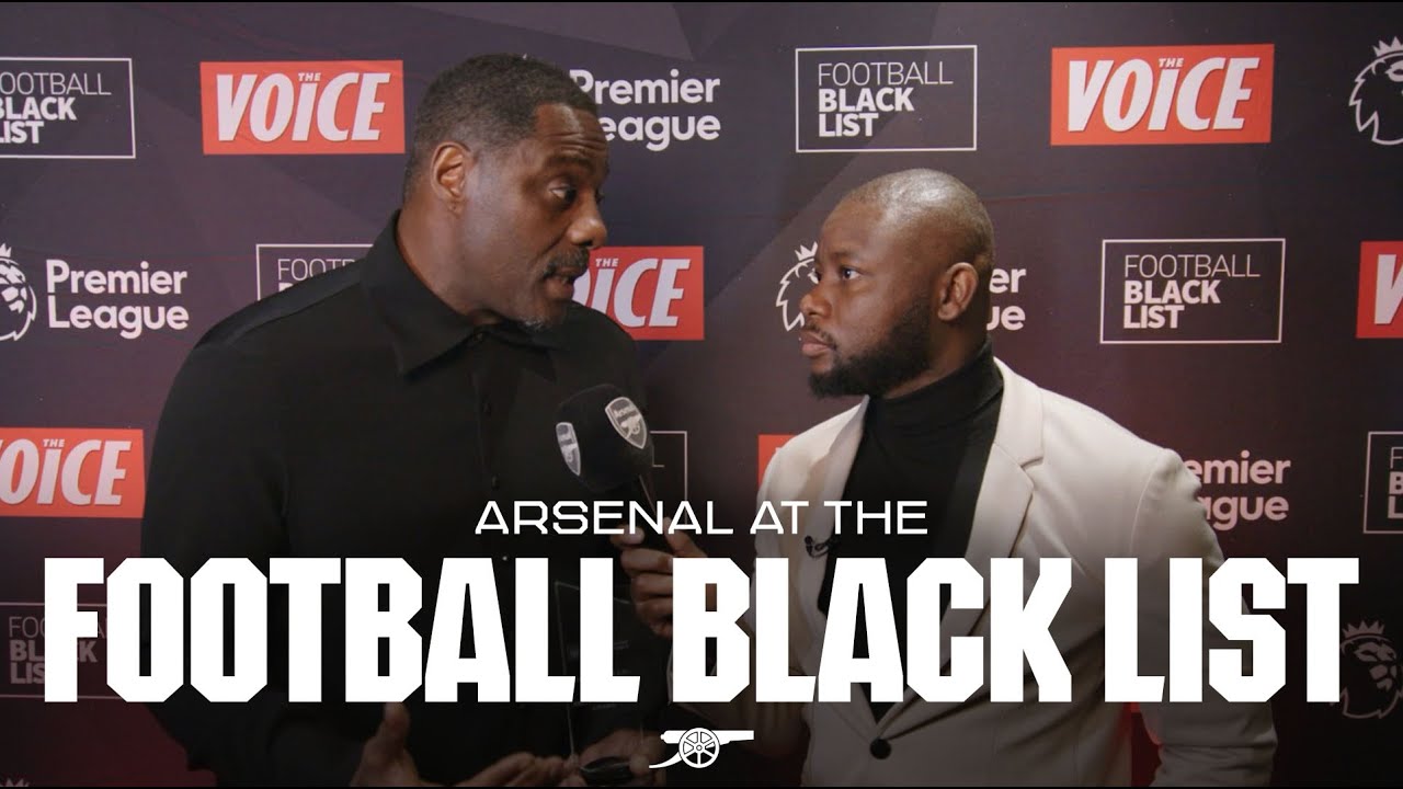 Behind the scenes at the Football Black List hosted at Emirates Stadium