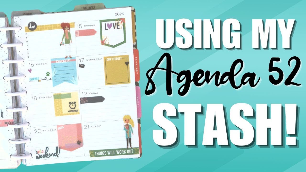 Планируйте вместе со мной — макет панели управления Happy Planner