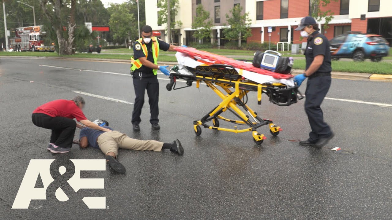 Live Rescue: Car CRASHES Into Motorcycle (Season 3) | A&E