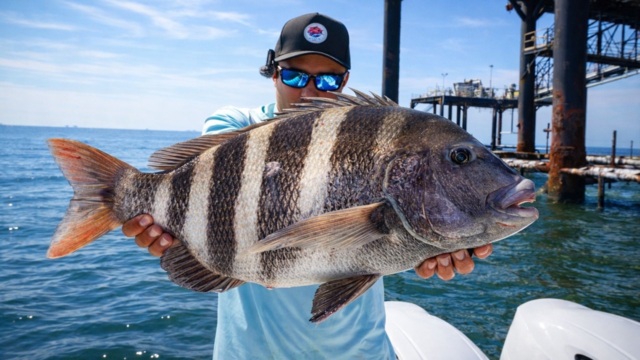 You Have Never Seen Sheepshead Fishing Like This!