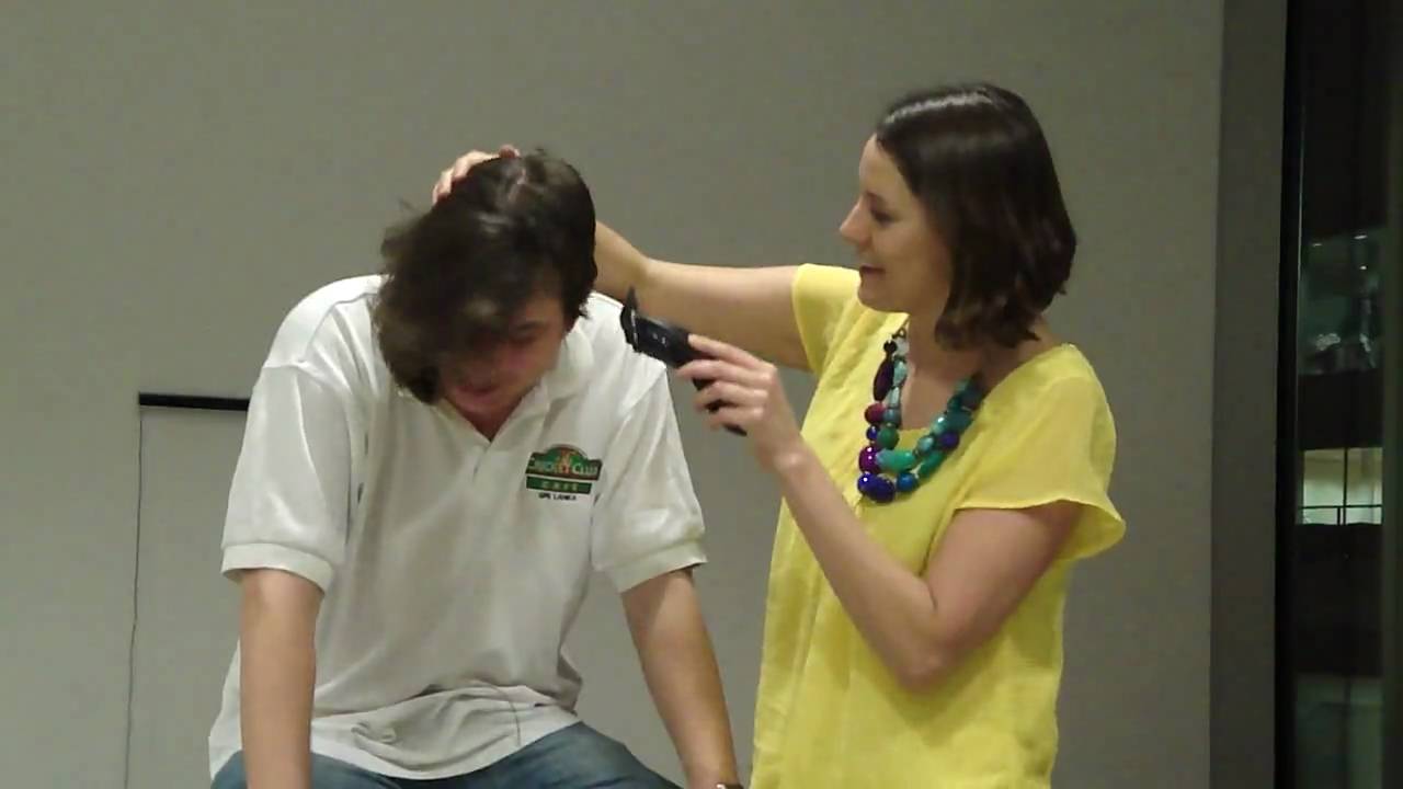 Adam Hair Cut 2009.MP4
