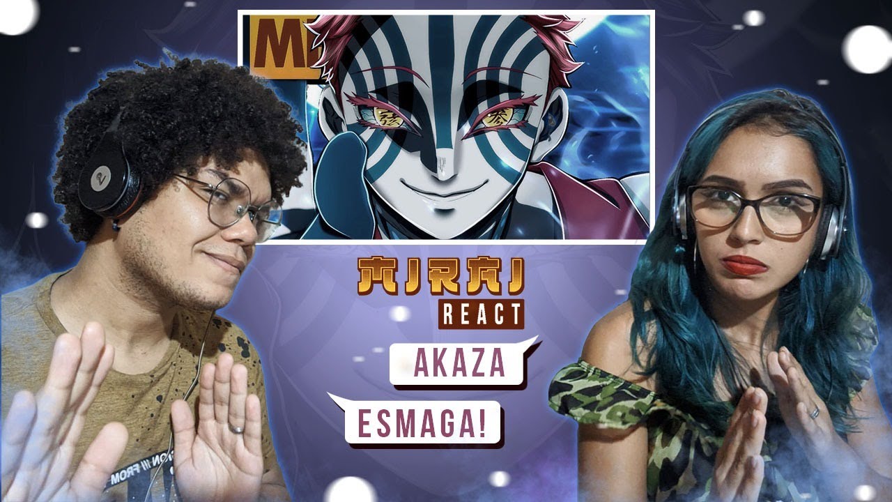 REACT // Tipo Akaza 😈 (Kimetsu no Yaiba) | Style Trap | Prod. Sidney Scaccio | MHRAP