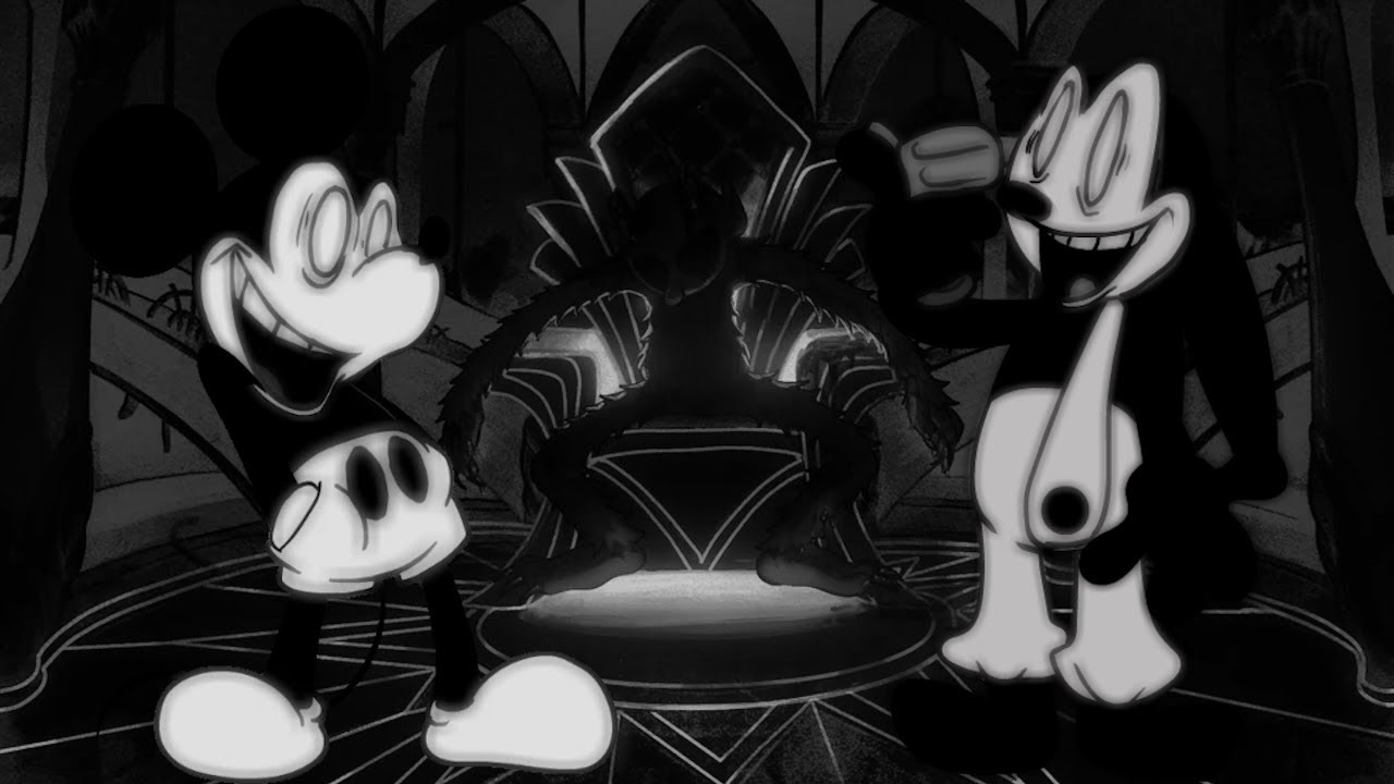 【FNF】Devils Gambit but Mickey Mouse and Oswald sings it