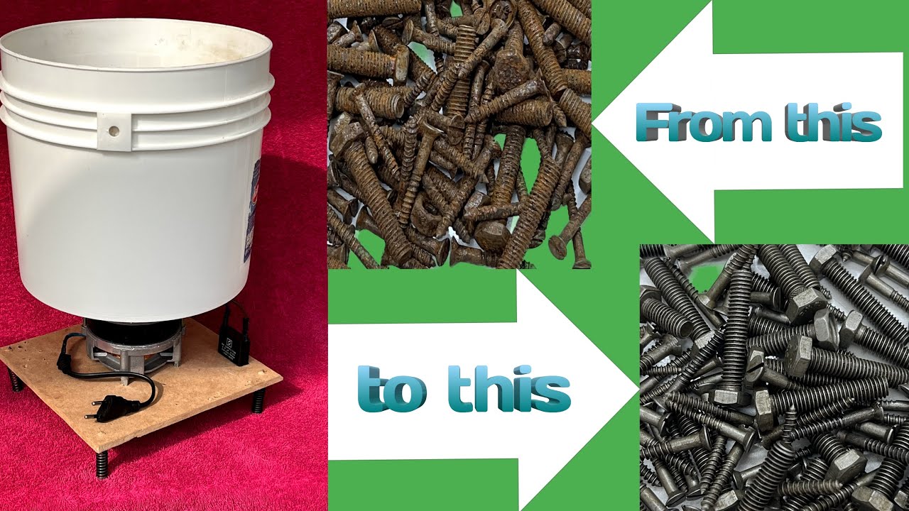 How to make vibration tumbler polisher