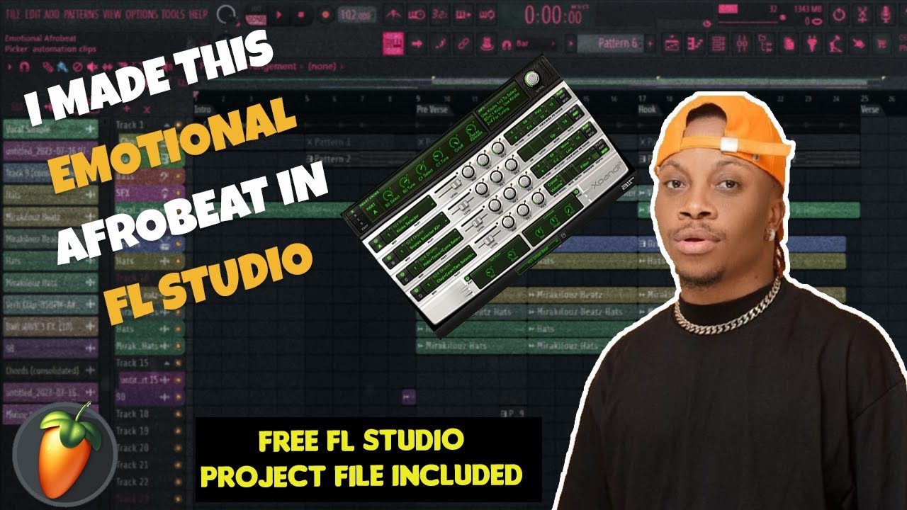 Made this Emotional Afro Beat Hits in Fl Studio + Free FLP | Tutorial for Oxlade & Omah Lay Vibes!