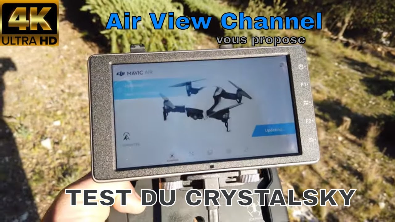 TEST RAPIDE DU DJI CRYSTALSKY #crystalsky