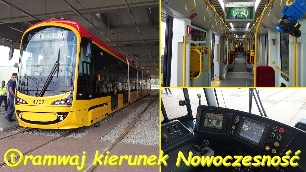 #1 Jak wyglądają nowe Warszawskie Tramwaje od Hyundai Rotem z bliska? -ⓣramwaj kierunek nowoczesność