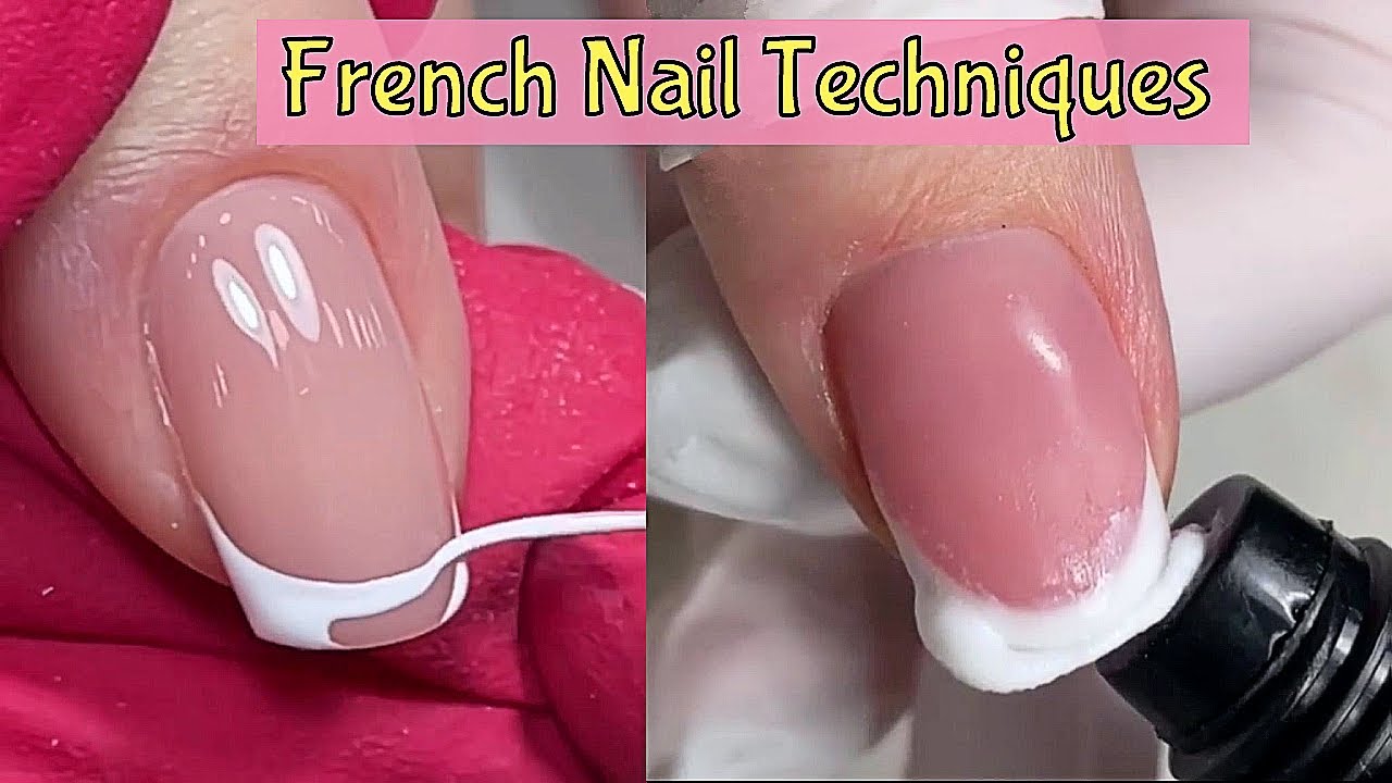 French Nails Technique Nobody Told You! 💅 Easy French Tip Nail Tutorial