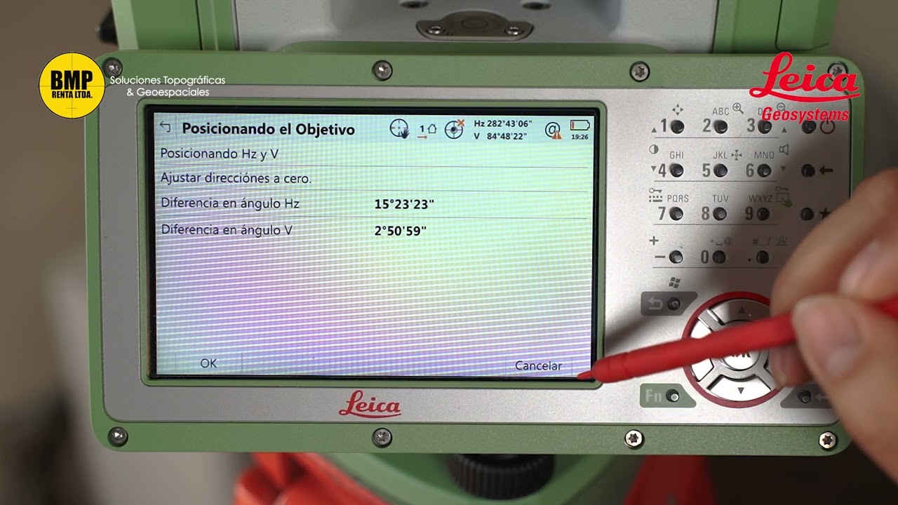 TUTORIAL LEICA TS10 TRISECCIÓN