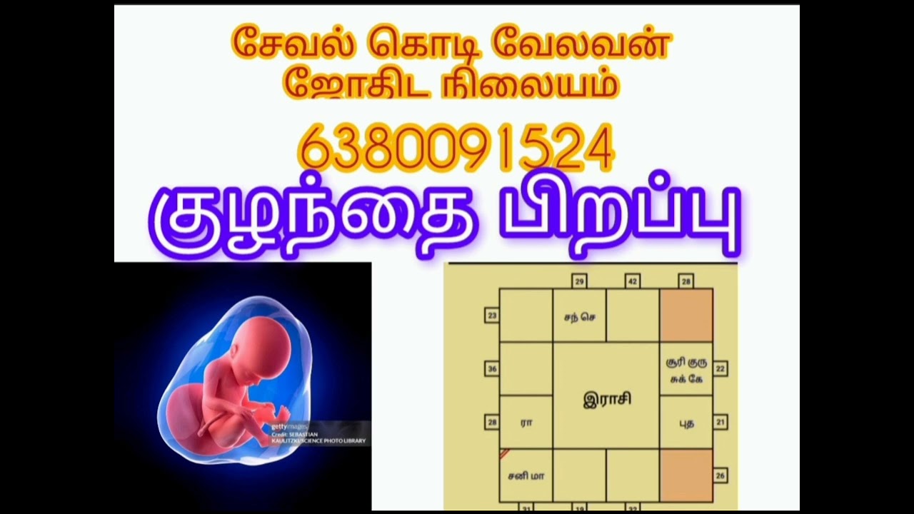 திருமணப் பொருத்தமும் குழந்தை பிறப்பும் .