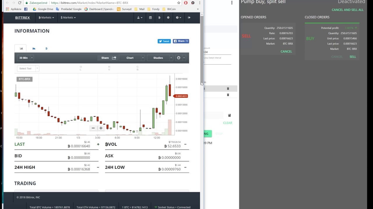 Bittrex bot 03.01.2018 | jtrBot pump autodetector | another succesfull pump