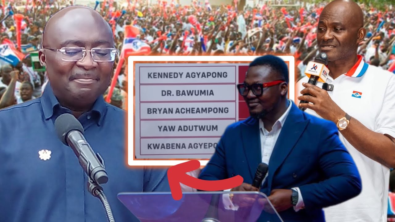 Ken Agyapong emerges as the clear frontrunner in the NPP flagbearer race,polling 52.59% in new study