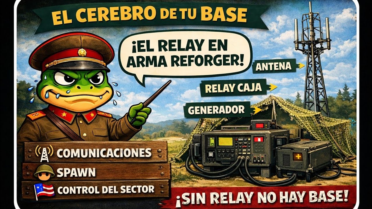 Coqui tutoriales La antena en Arma Reforger