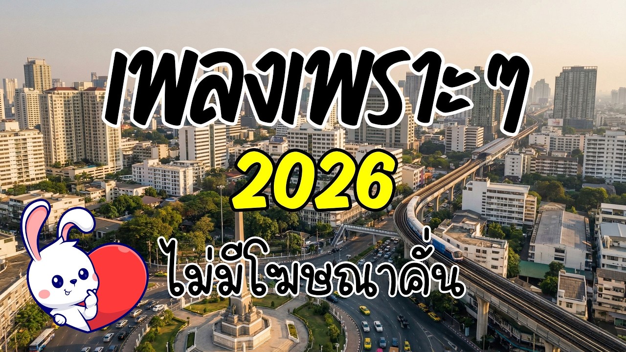 รวมเพลงเพราะๆ ฟังสบาย 2026 [Vol.38] 🎧 ฟังยาวๆ ต่อเนื่อง 🎸(ไม่มีโฆษณาคั่น) | กระต่ายอ้วน ชวนฟัง 🐰