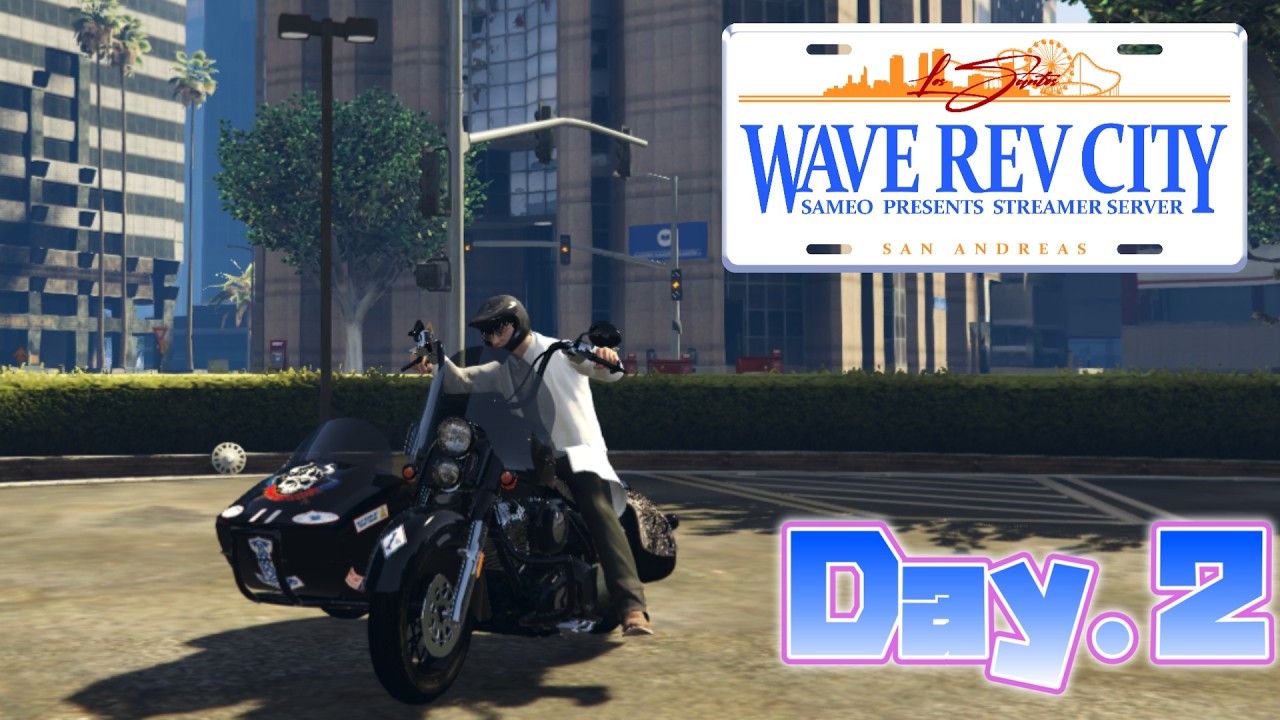 【#WRCGTA】院長は歌うし、声真似もするし、ドリフトもします　Day.2【餅月】【#gta5 】【#fivem 】