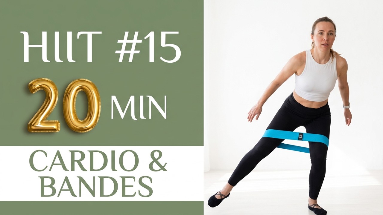 HIIT Cardio Aérobic & Sauts – Jambes & Fessiers | 20 min