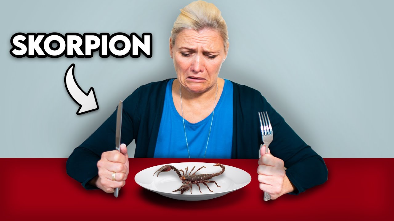 INSEKTEN ESSEN Challenge 😳🪳🐛