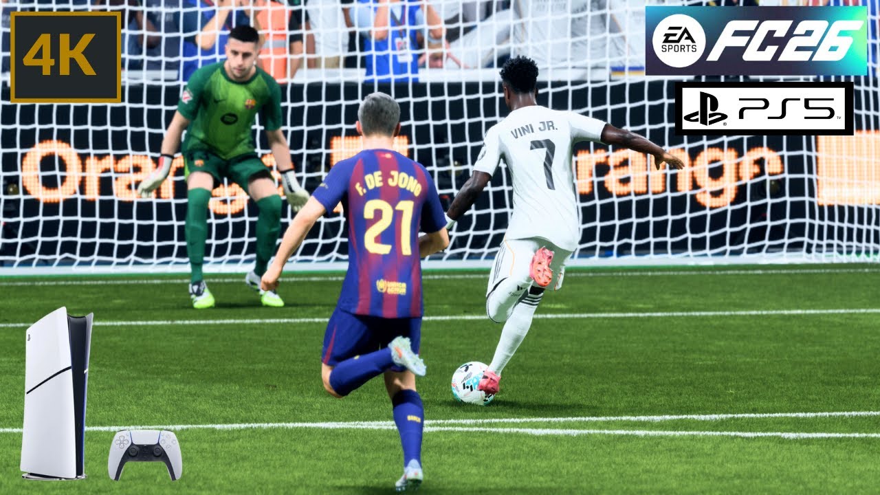 FC 26 - PS5 Gameplay - Real Madrid vs Barcelona (4K)