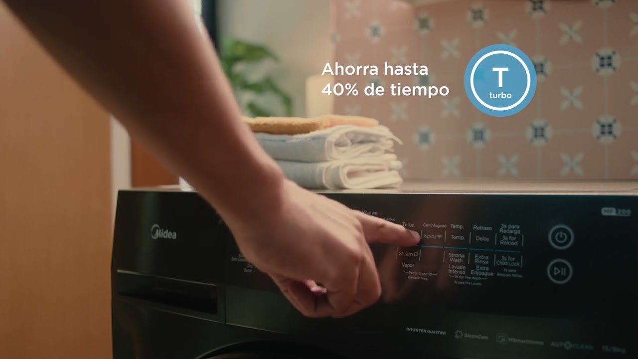 Midea I Lavasecadora Carga Frontal Smart Dial