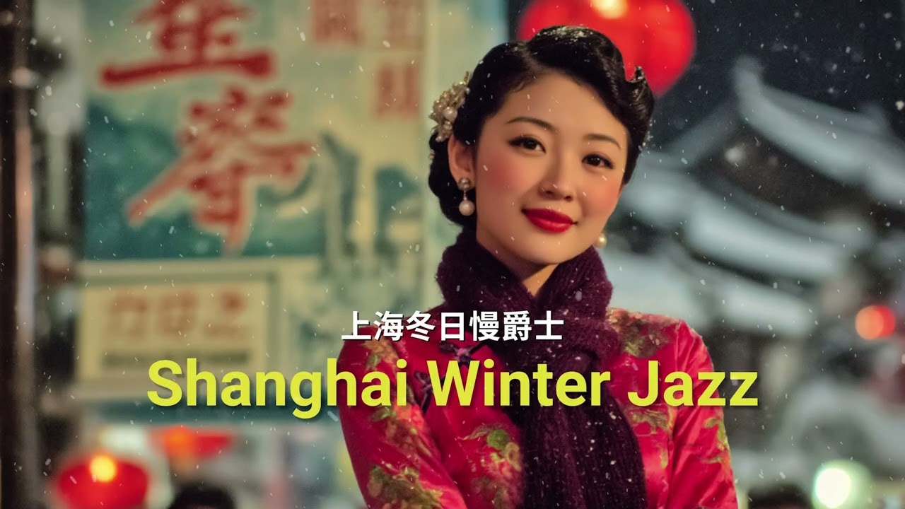 [Lyrics/Eng] 冬日上海留声电台 | 老派爵士与夜色时光 | Oldies Jazz, Winter Shanghai Radio