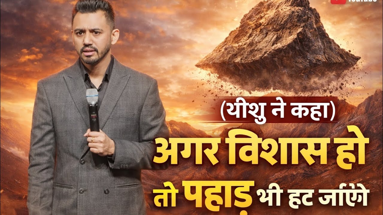 विश्वास से पहाड़ भी हट जाएंगे ।#apostleankitsajwan #jesus_loves_anil @jesus_loves_143 