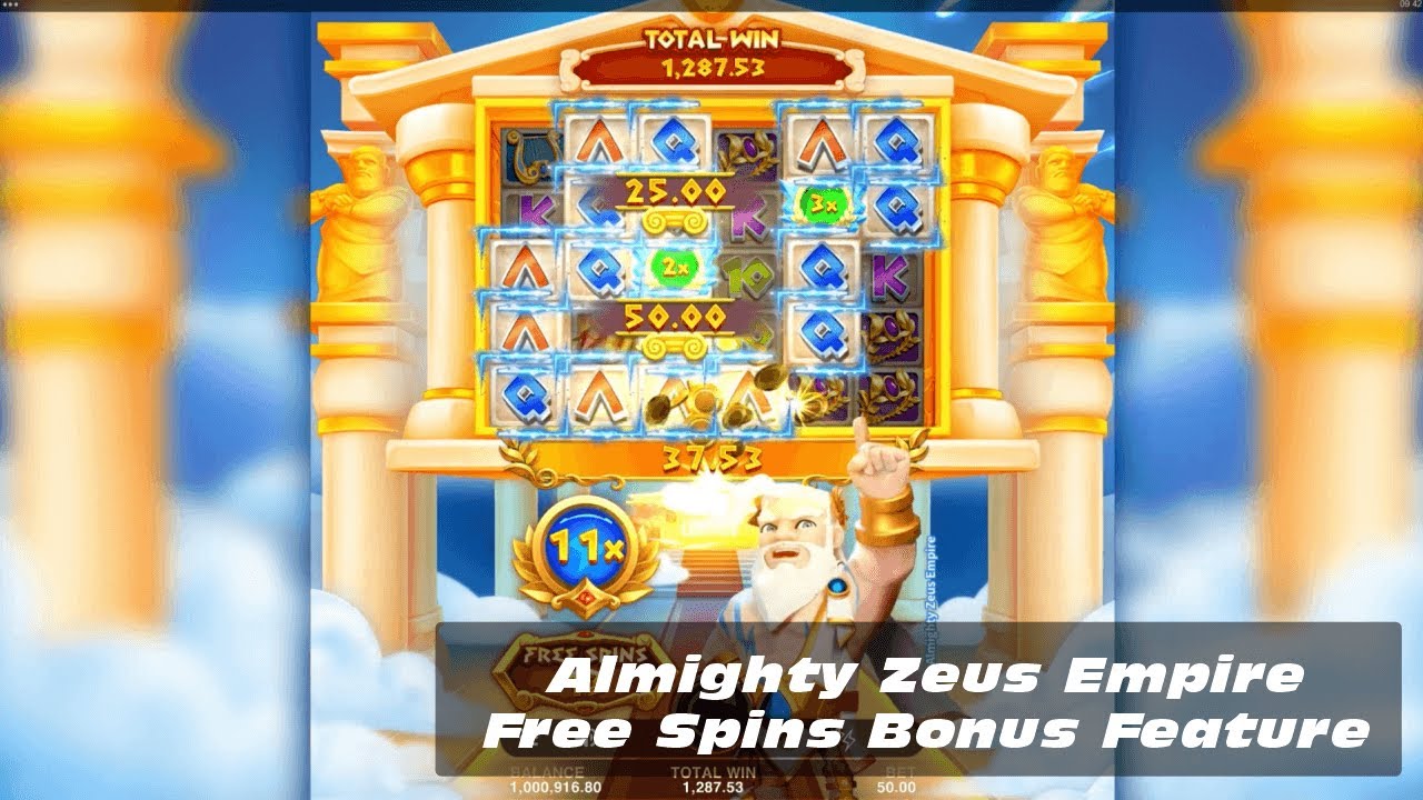 ⚡ BIG WIN on Almighty Zeus Empire Slot Game Bonus Feature