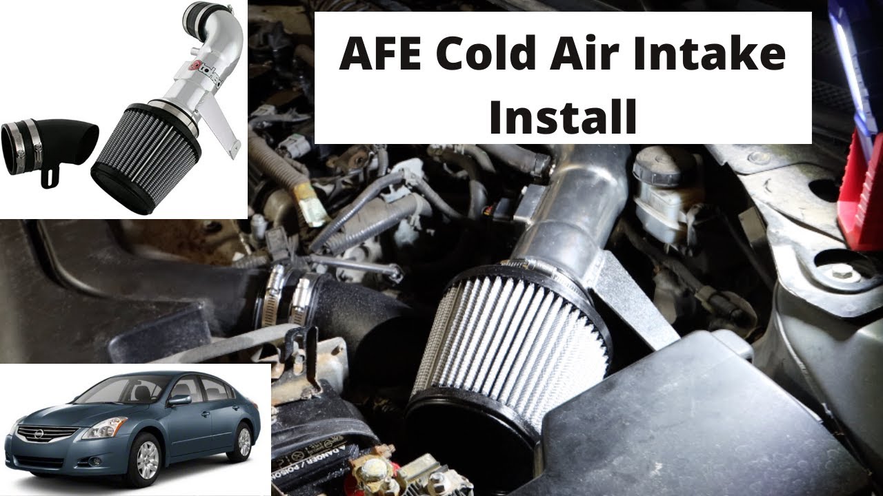 Cold Air Intake Install 2012 Nissan Altima